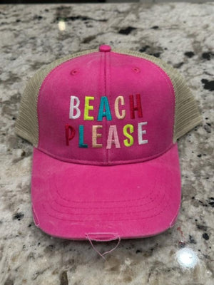 Beach Please Trucker Hat