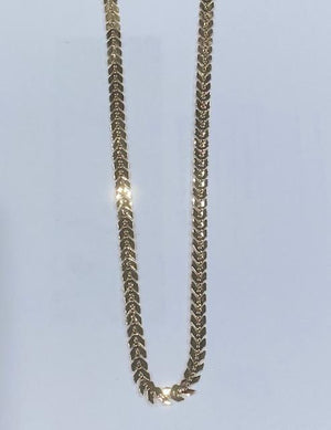Flat Chevron Necklace
