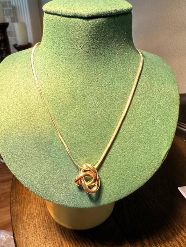 Gold Knot Necklace