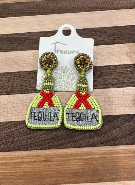 Tequila Seed Bead Earrings