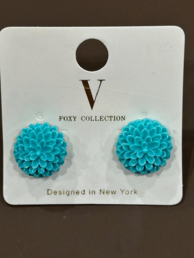 Acrylic Turquoise Studs