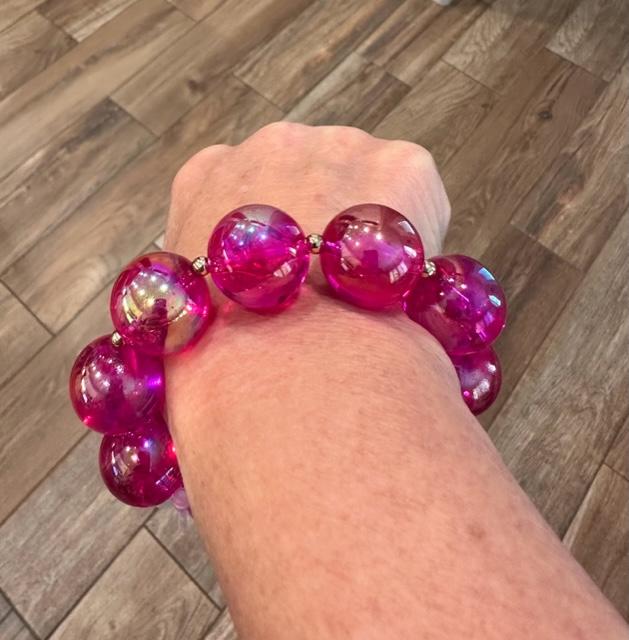 Pink Bubble Bracelet