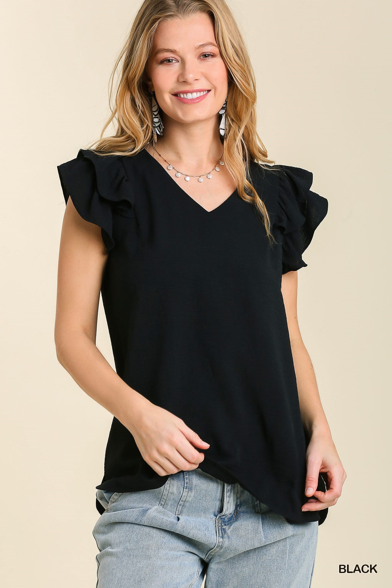 The Basic Ruffled Top