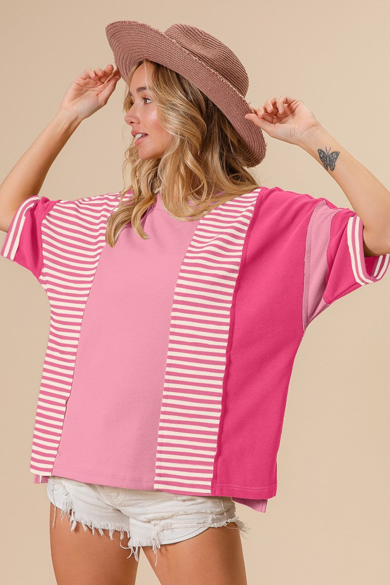 Pink Dolman Top