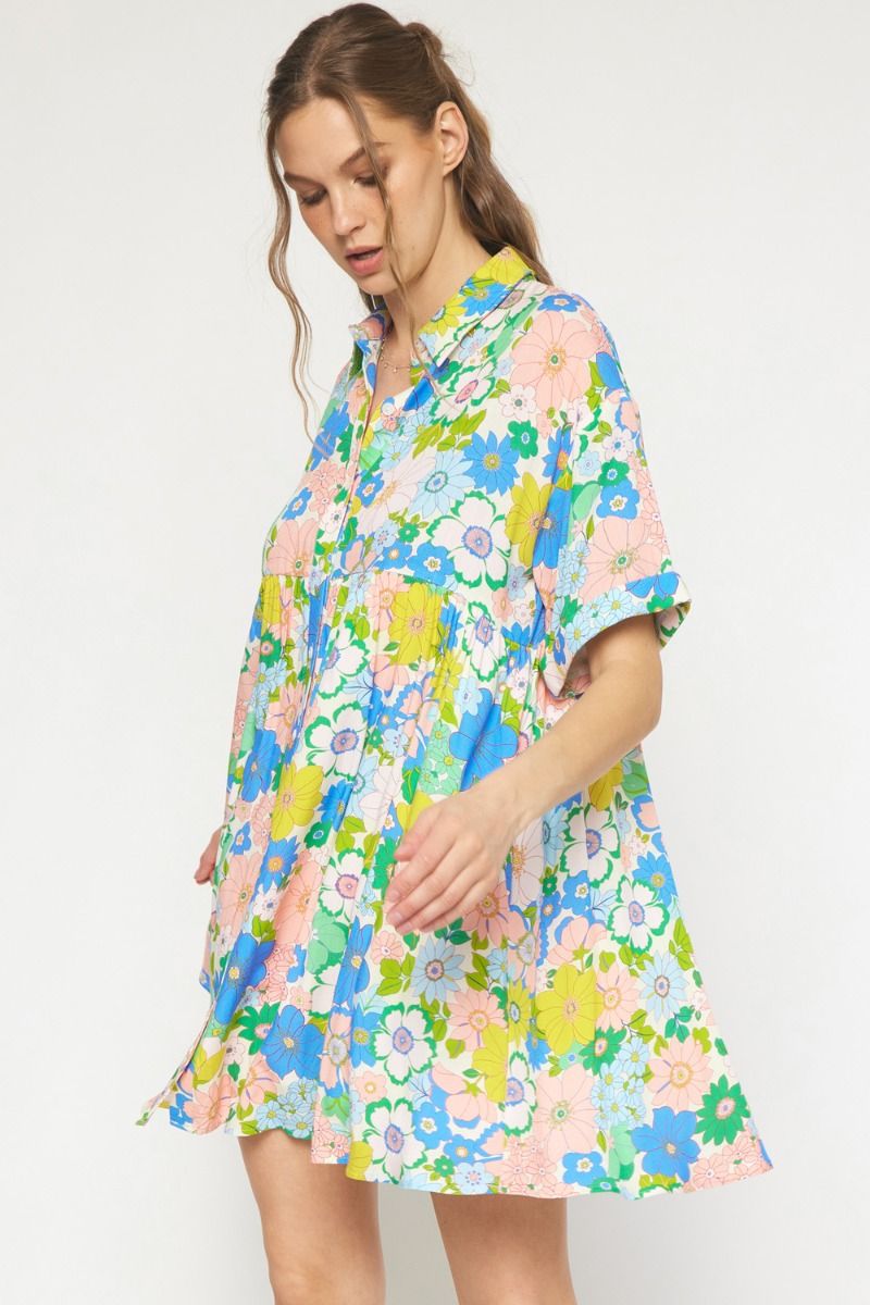 Summer Pastel Bloom Dress