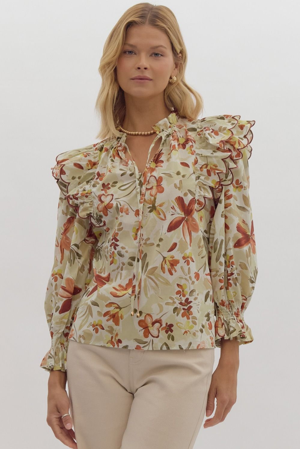 Scalloped Edge Top