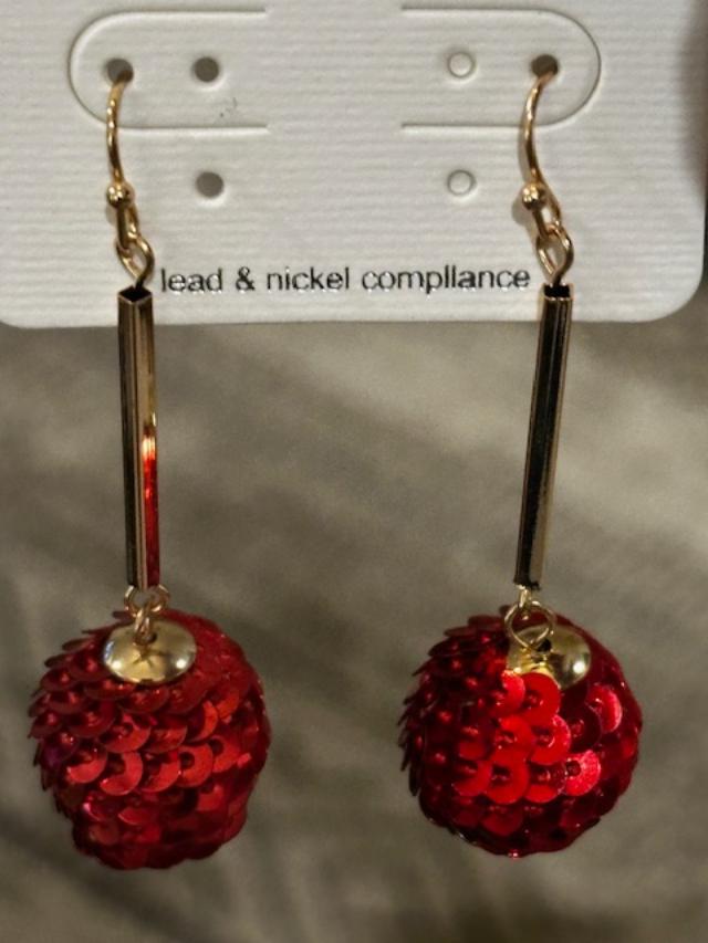 Sequin Ball Dangles