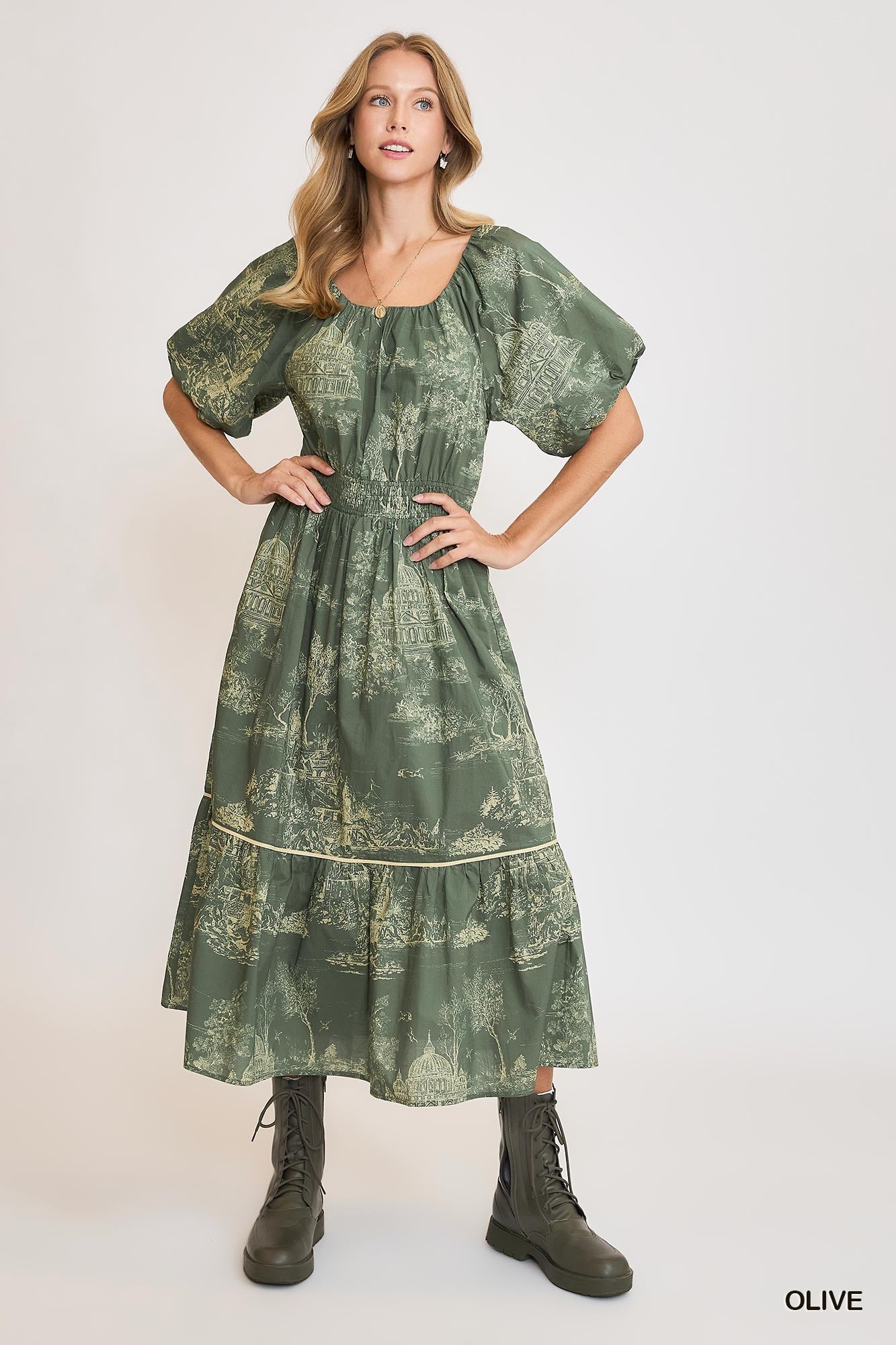 Olive Maxi Dress