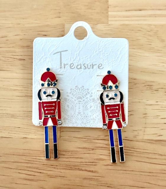 Petite Nutcracker Earrings