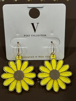 Acrylic Daisy Earrings