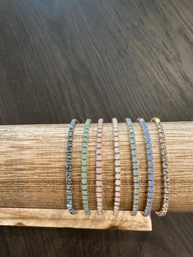 Gemstone Slide Bracelet