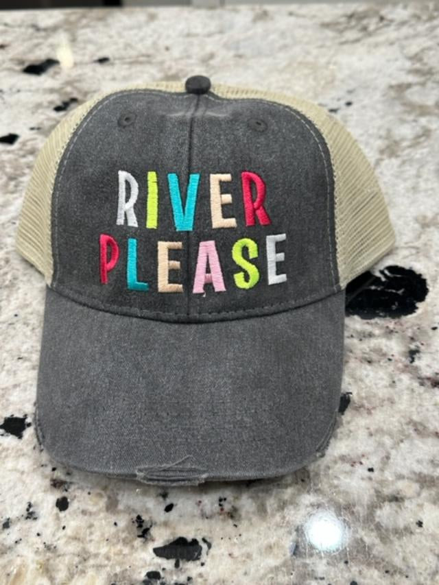 River Please Trucker Hat Cinco