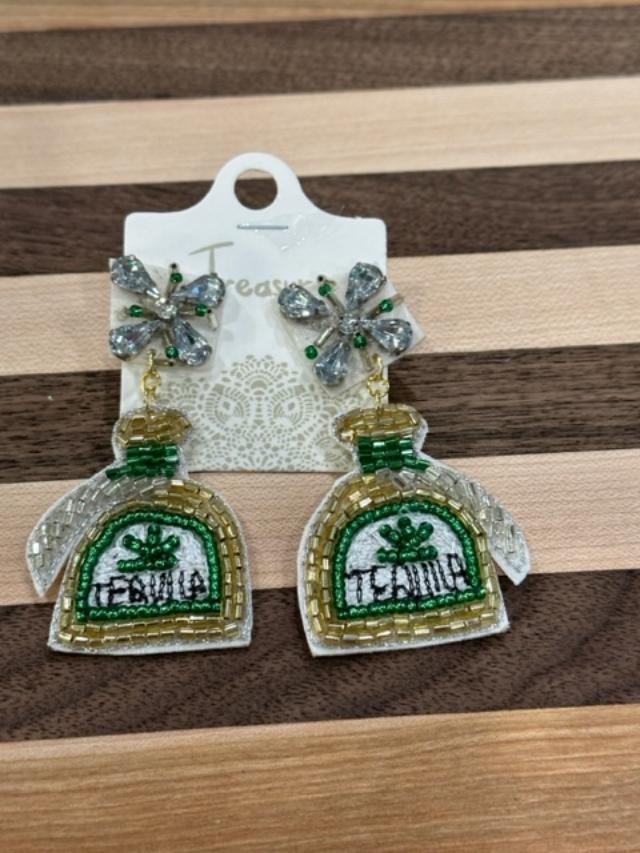 Crystal Tequila  Earrings