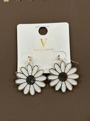 Acrylic Daisy Earrings