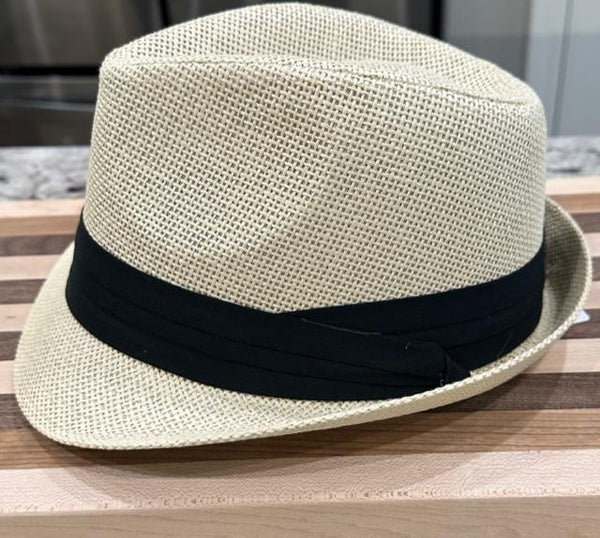 The Tipped Straw Fedora - The Dainty Cactus Boutique