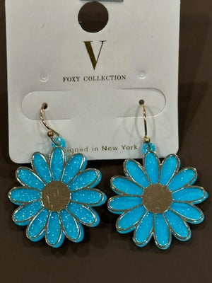 Acrylic Daisy Earrings