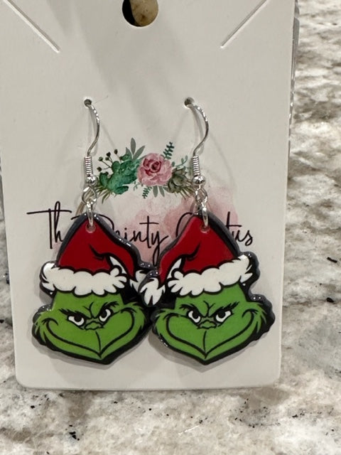 Grinch Earrings