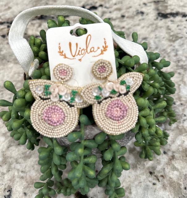 Piggy Seed Bead Earrings