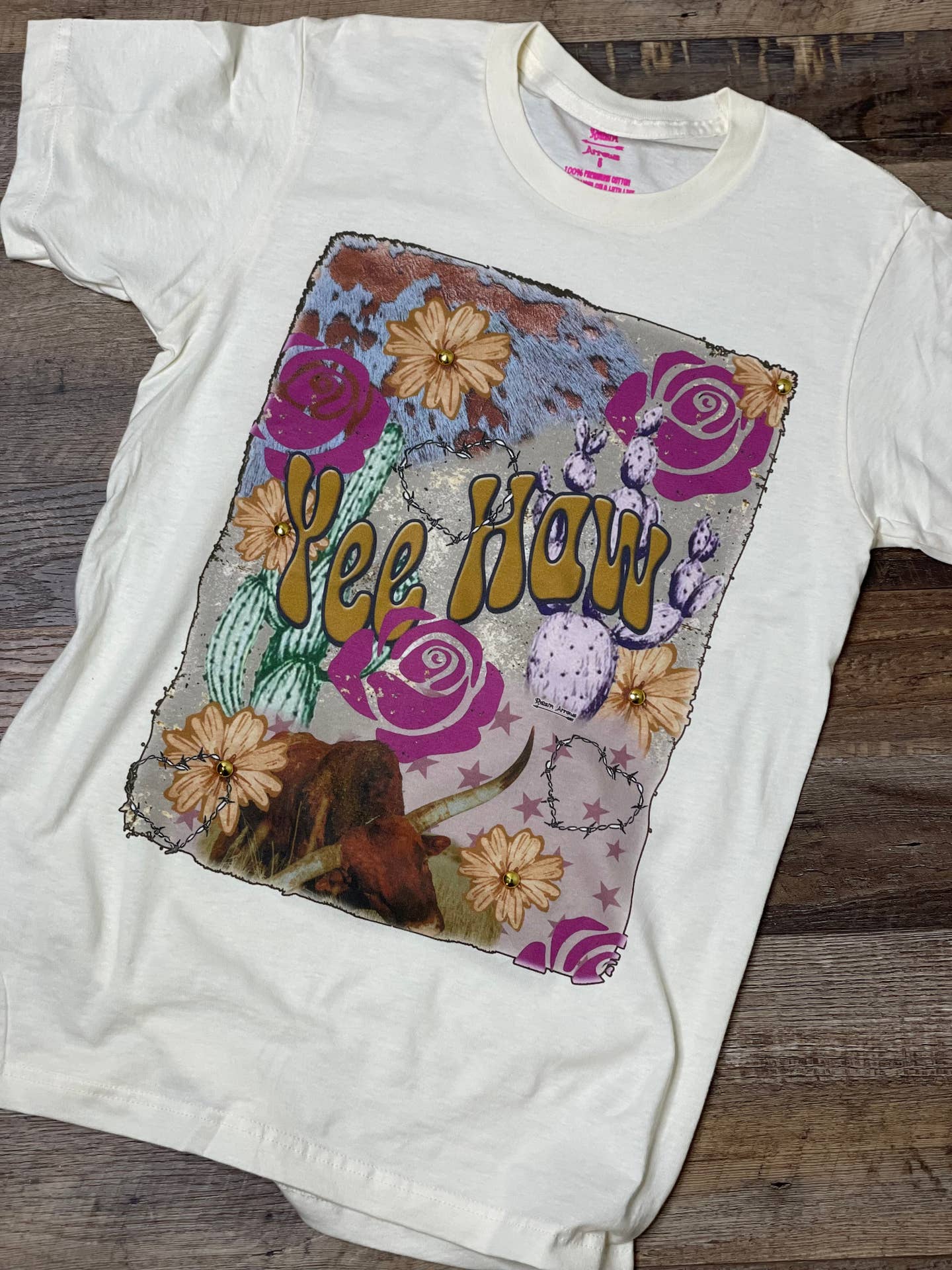 Yee Haw Rivet Tee