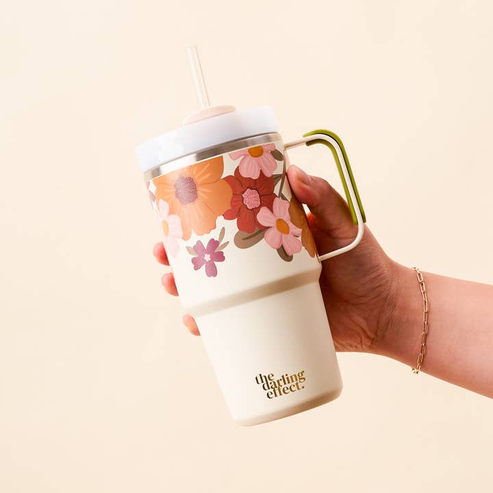 Cream Wild About You Mini Tumbler