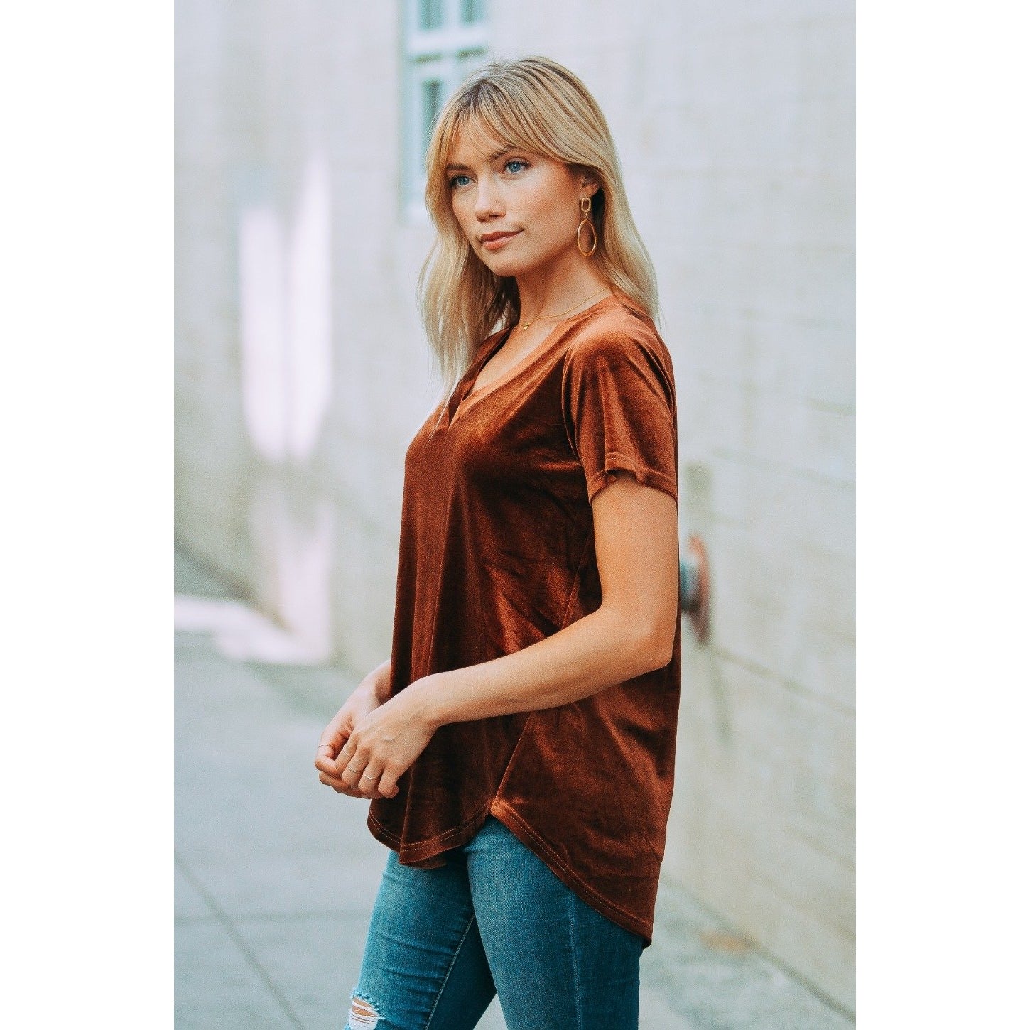 The Casual Velvet Top