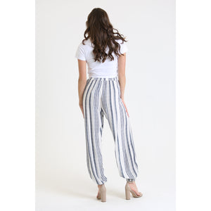 Honey Blue Striped Jogger Pant