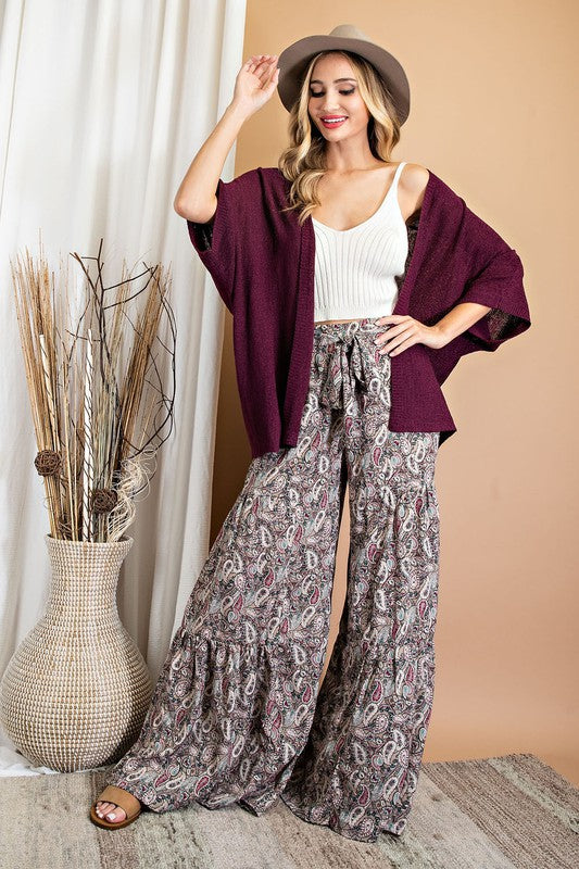 Paisley Wide Leg Pants