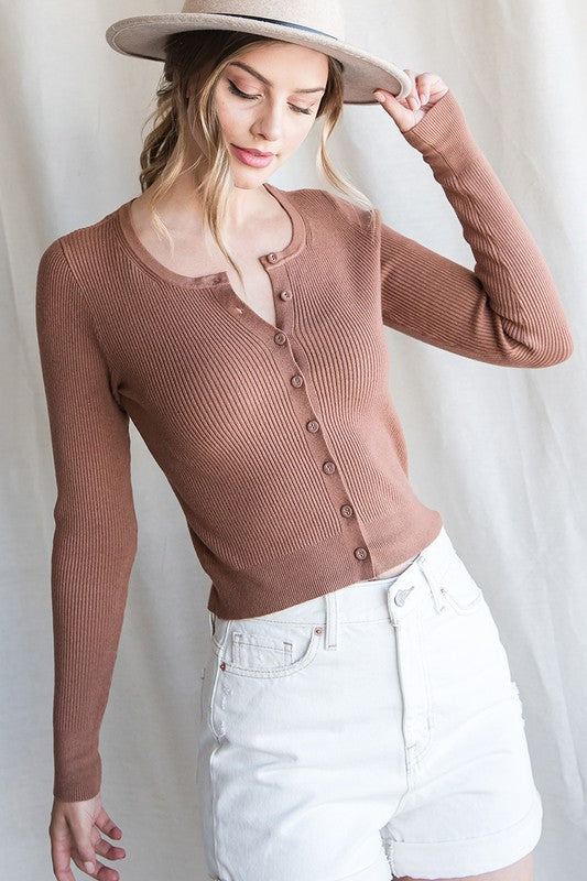 Cropped Cardigan