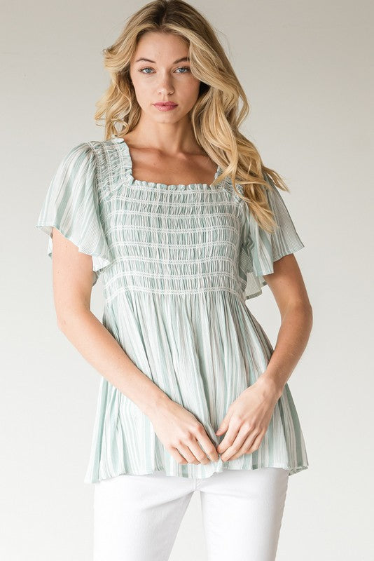 The Babydoll Smock Top