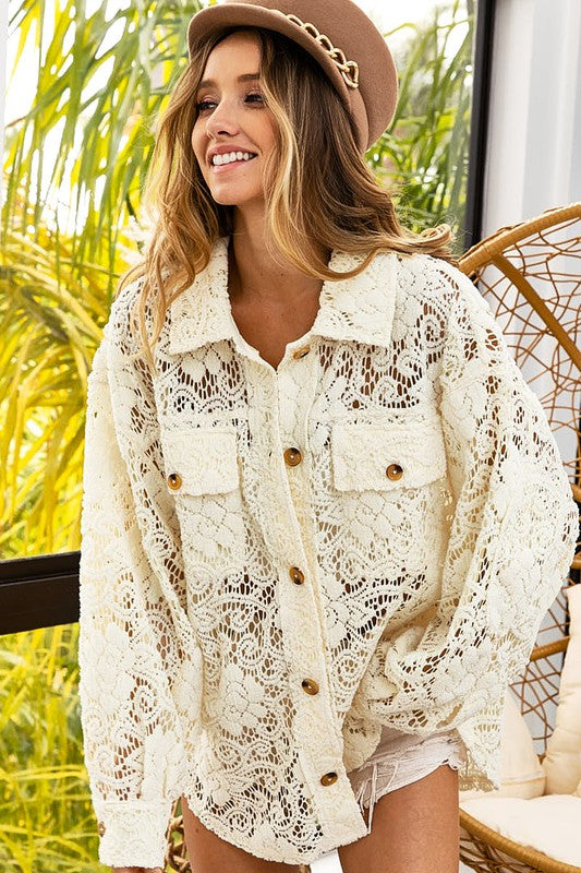 Lace Shacket