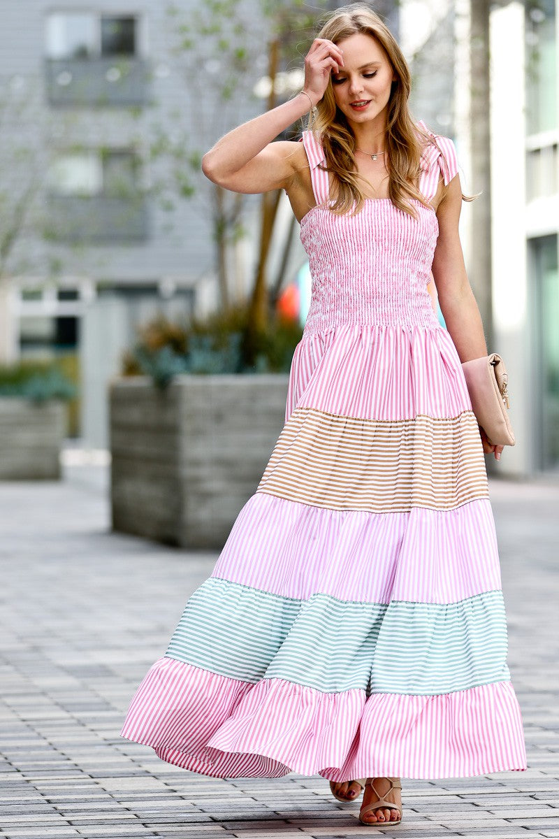 Smocked Maxi Dress