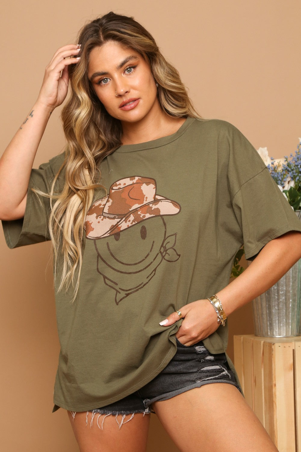 Cowboy Smiles Tee