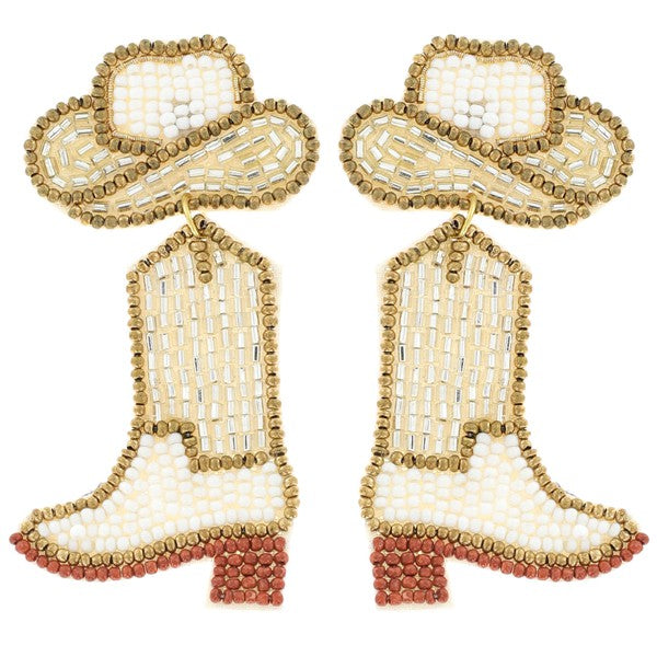 Hat & Boots Earrings