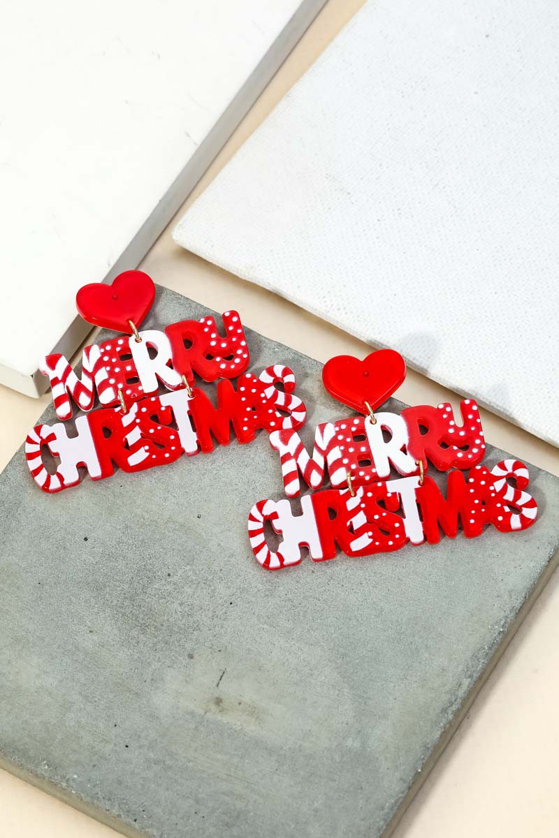 Merry Christmas Earrings