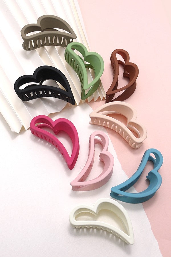 Heart Hair Clips