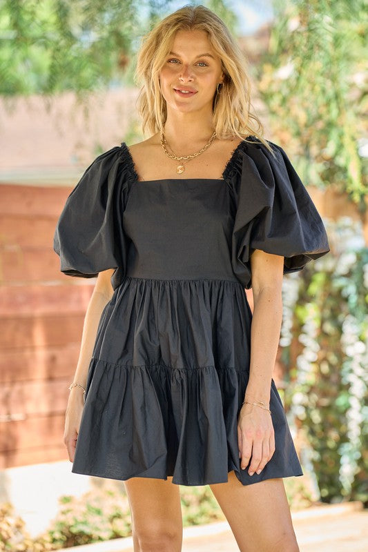 Bubble Sleeve Dress