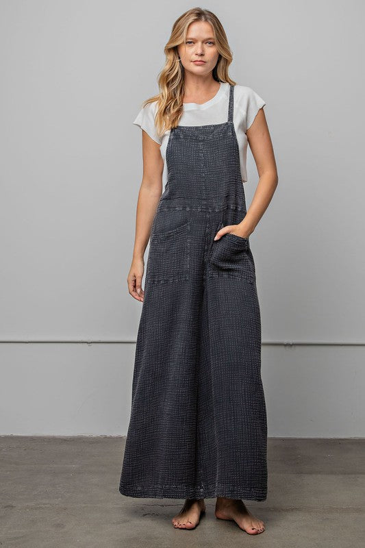 Washed Cotton Overalls