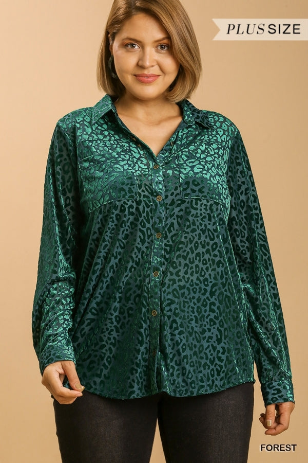 Curvy Animal Elegance Top