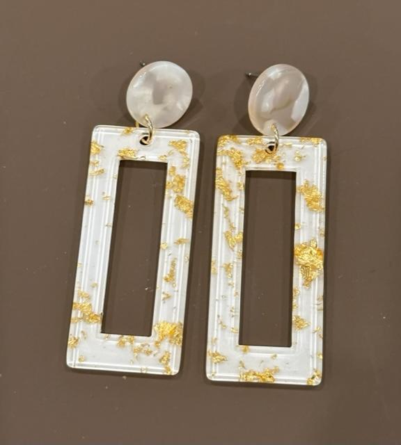 The Gold Fleck Earrings