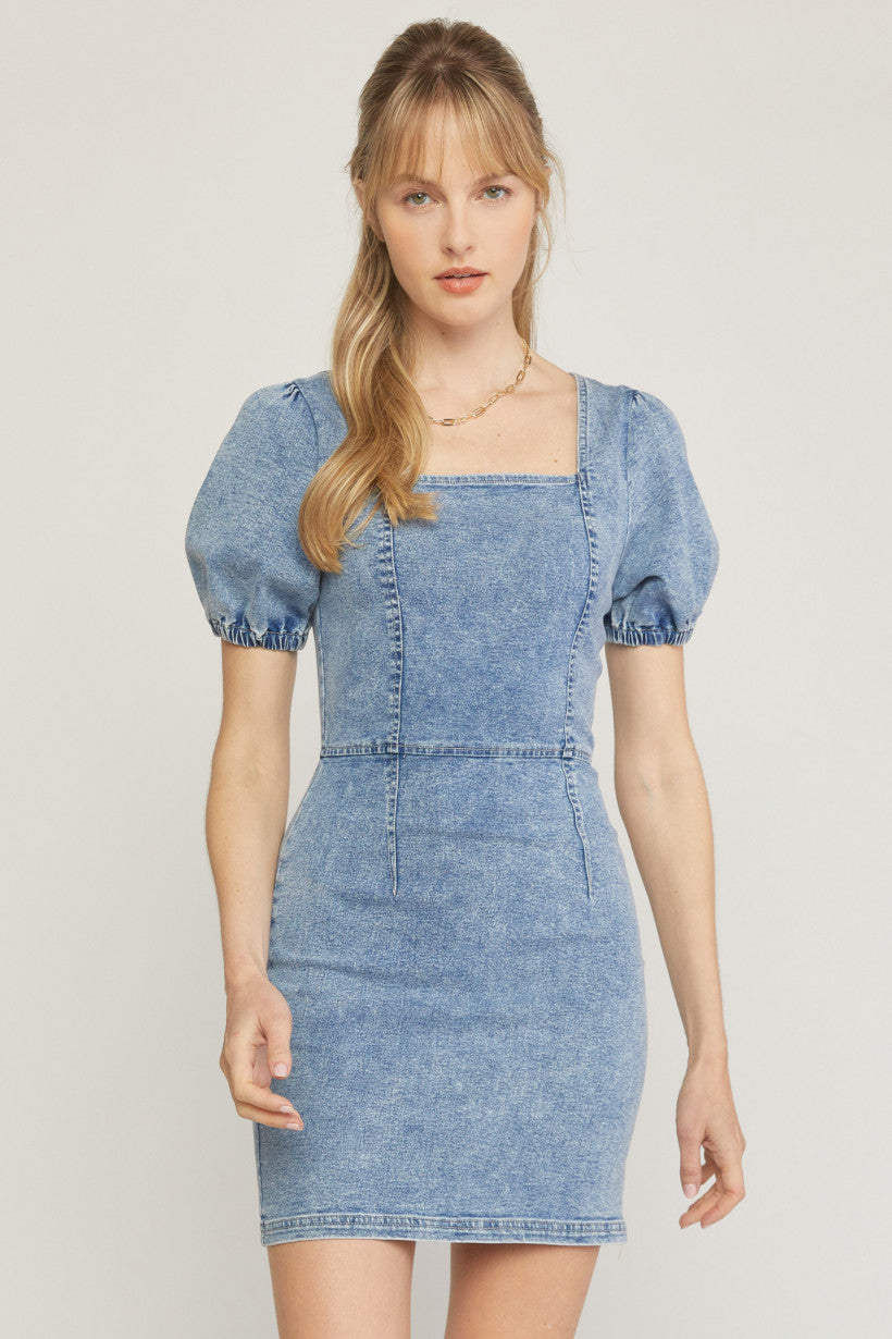 NEW Womens Longline Denim Shirt Dress Ladies Jean Dresses Size 8 10 12 14 |  eBay
