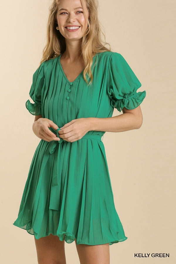 Pleated Love Dress