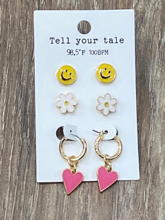 Happy Day Earring Trio