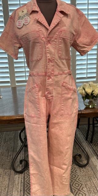 Covered in Pink Coveralls