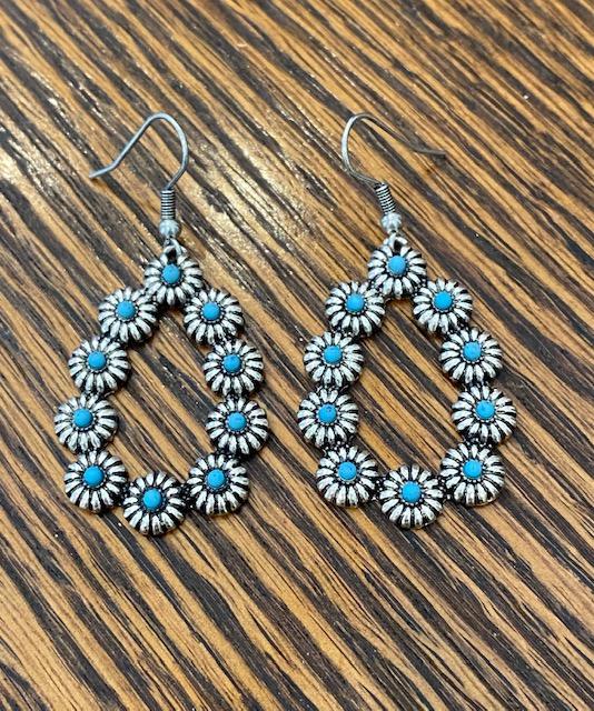 Turquoise Teardrop Earrings