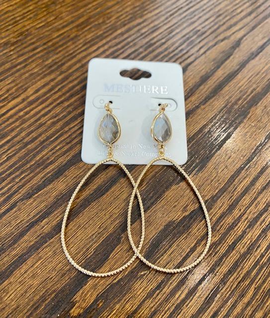 The Stone Drop Earring