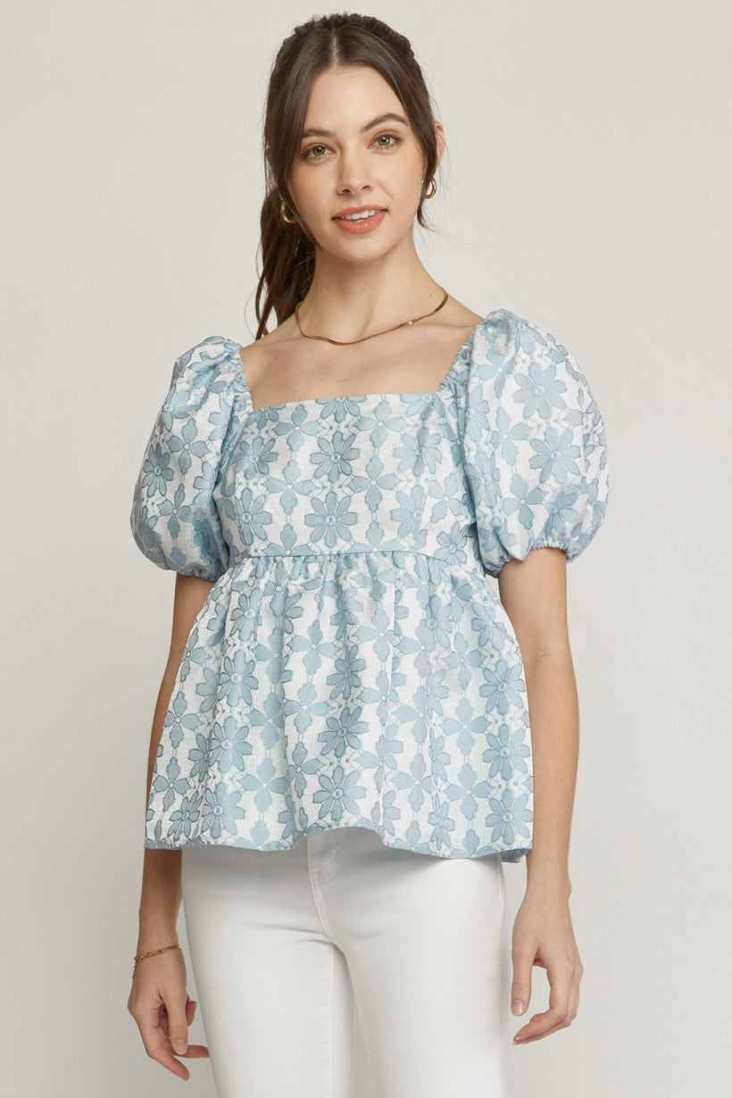 Dreamy Jacquard Top