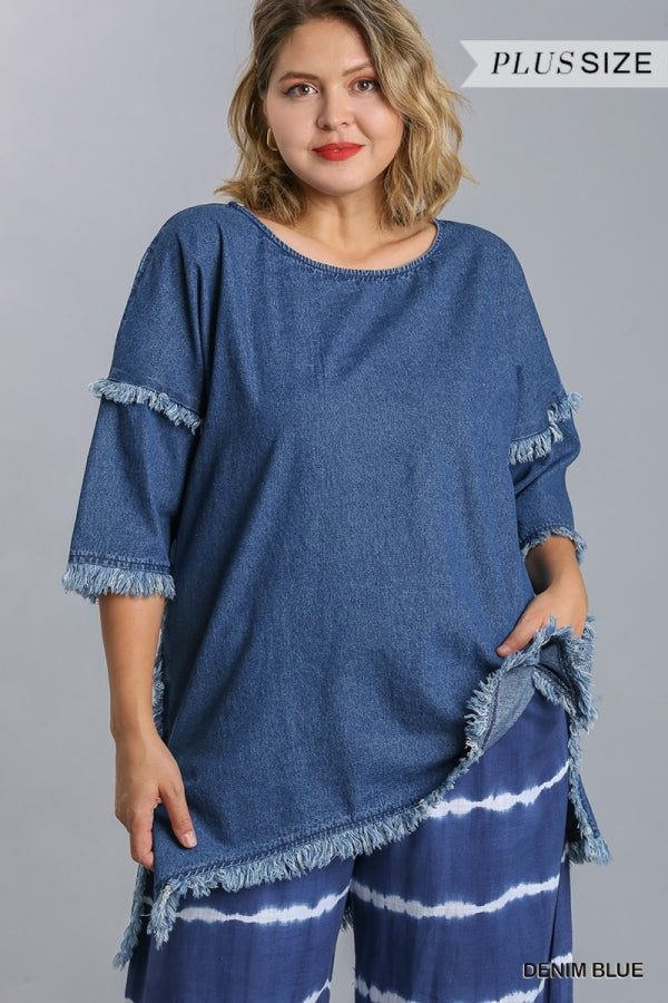 Curvy Denim Tunic