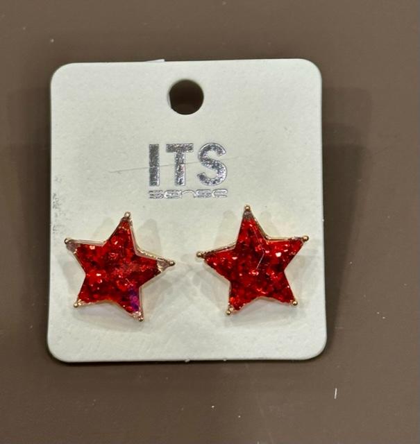 Crystal Star Studs