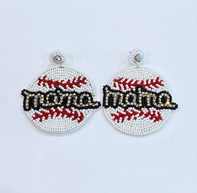 Baseball Mama Earrings