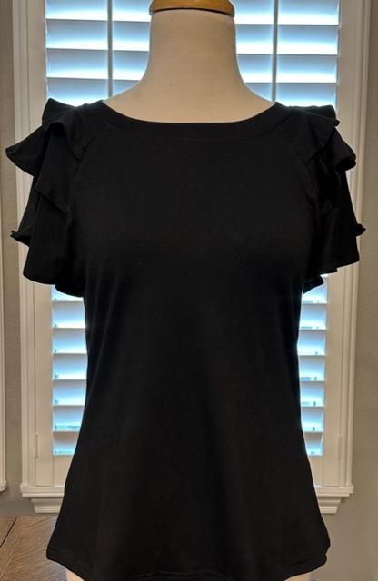 The Ruffled Sleeve Top